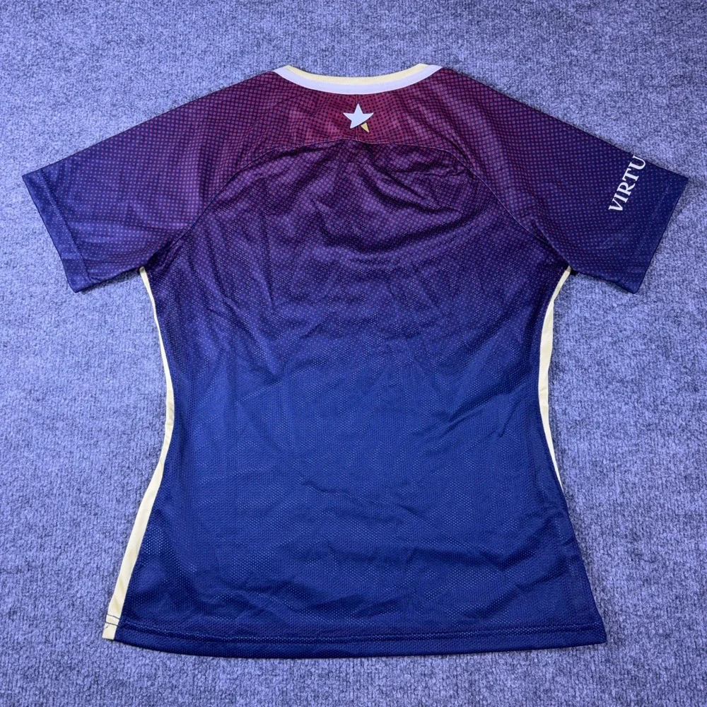 Nike NC Courage NWSL Soccer Jersey Womens Medium Navy Burgundy Continental
